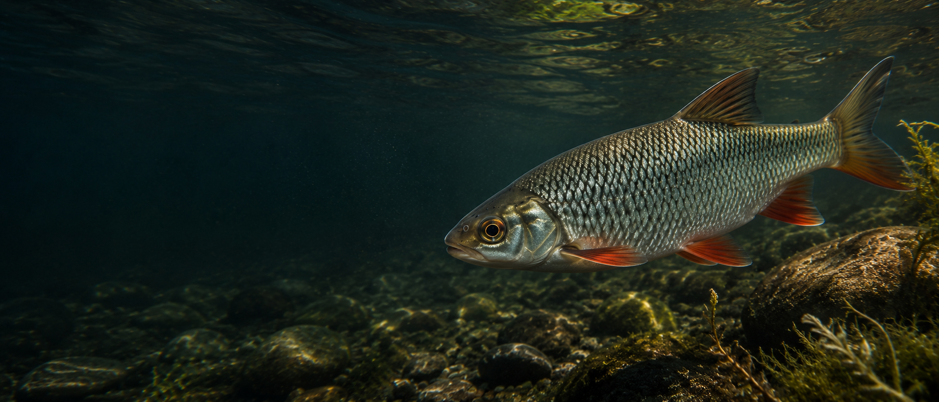 Roach underwater