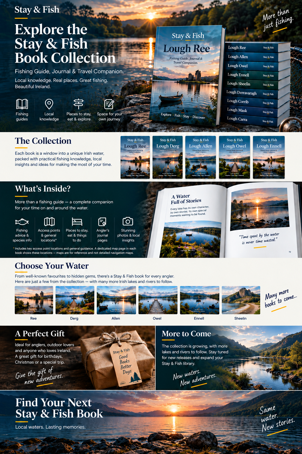 Online Books — a preview of the Stay & Fish digital guide, journal and travel companion collection.